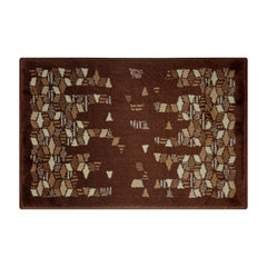 Enera Turkey Embossed 45cm X 75cm DM0003 Multi Brown Color Mat - enera