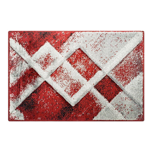 Enera Turkey Embossed-45cm X 75cm DM0003 Multi Red Color Mat - enera