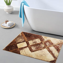 Enera Turkey Embossed 45cm X 75cm DM0004 Multi Brown Color Mat - enera