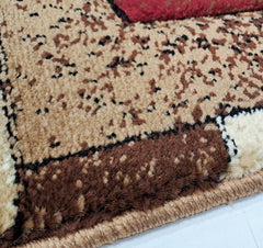 Enera Turkey Embossed 45cm X 75cm DM0005 Multi Brown Color Mat - enera