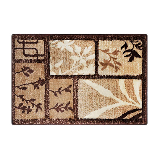 Enera Turkey Embossed 45cm X 75cm DM0006 Base Brown Color Mat - enera