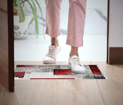 Enera Turkey Embossed-45cm X 75cm DM0007 Multi Red Color Mat - enera