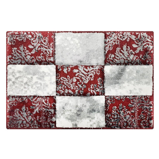 Enera Turkey Embossed-45cm X 75cm DM0009 Multi Red Color Mat - enera