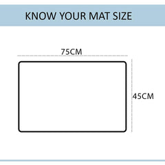Enera Turkey 45cm X 75cm DM0004 Multi Grey Color Mat - enera