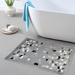 Enera Turkey 45cm X 75cm DM0004 Multi Grey Color Mat - enera