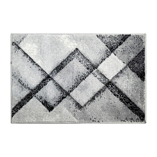 Enera Turkey Embossed 40cm X 60cm DM0003 Grey & Black Color Mat - enera