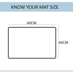 Enera Turkey 40cm X 60cm DM0002 Multi Brown Color Mat - enera