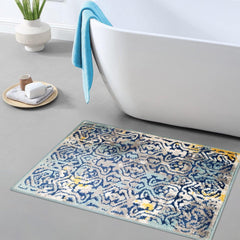 Enera Turkey 40cm X 60cm DM0010 Grey & Blue Color Mat - enera