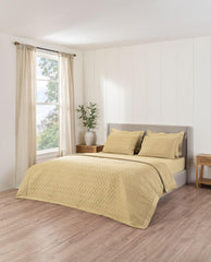 D'Decor Legacy II Collection Warm Sand Quilted Bedspread Set - enera