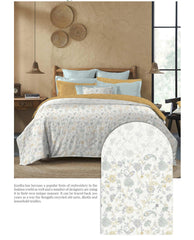 my Trident Quilted Printed Comforter Set 100% Pure Cotton (Set of 4) - enera