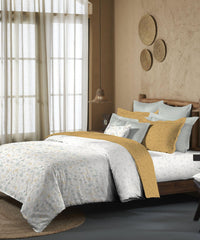 my Trident Quilted Printed Comforter Set 100% Pure Cotton (Set of 4) - enera