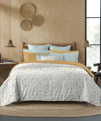 my Trident Quilted Printed Comforter Set 100% Pure Cotton (Set of 4) - enera