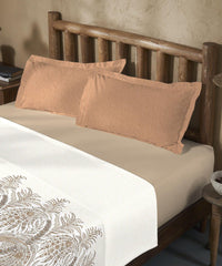 Enera Sanskriti Collection Kanni-7188 Brown Color Double Bed comforter set - enera