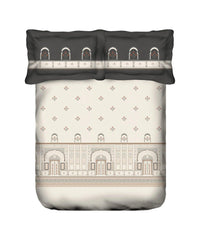 Enera Road To Jaipur Collection Chaukhat Color King Size Bedsheet Set - enera