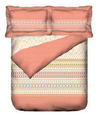 my Trident Quilted Printed Comforter Set 100% Pure Cotton (Set of 4) - enera