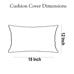 Enera SRM SAMA J-1002 Embroidery Multi Color 12x18 Inch Cushion Cover - enera