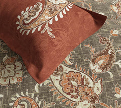 D'Decor Souvenir Collection Arona Potters Clay King Size Double Bedsheet - enera