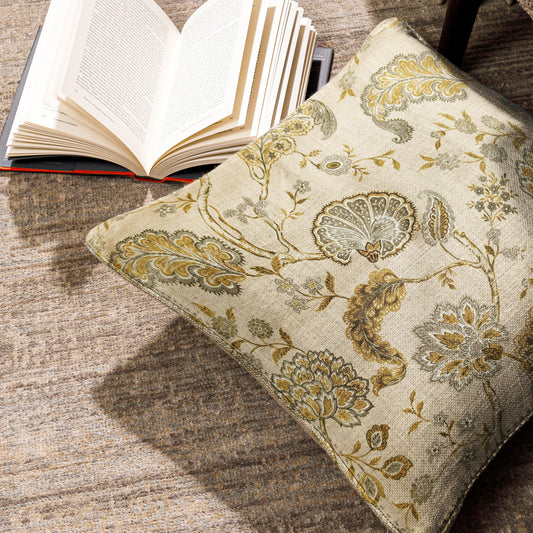 Enera NUH Her Dan Dark Cream Color 16x16 Inch Cushion Cover 