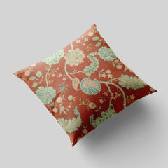 Enera NUH Her Dan Sr No.1010 Red Color 16x16 Inch Cushion Cover - enera