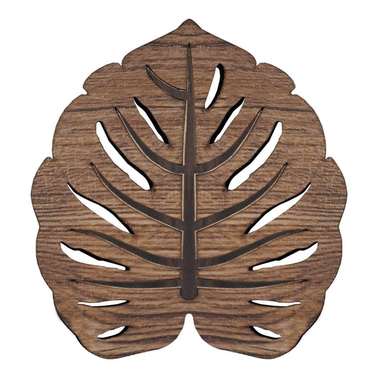 Enera Leaf Wooden Coaster CS0001 - enera