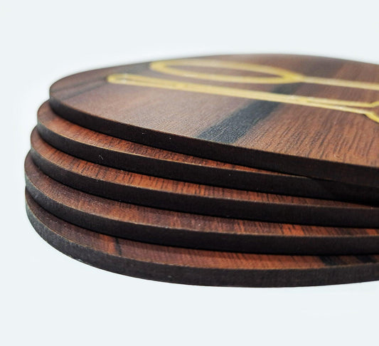 Enera Spoon Fork Wooden Coaster CS0002 - enera