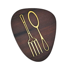 Enera Spoon Fork Wooden Coaster CS0002 - enera