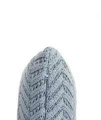 Enera Chevron Blue Grey Color 16x16 Inch Cushion Cover - enera
