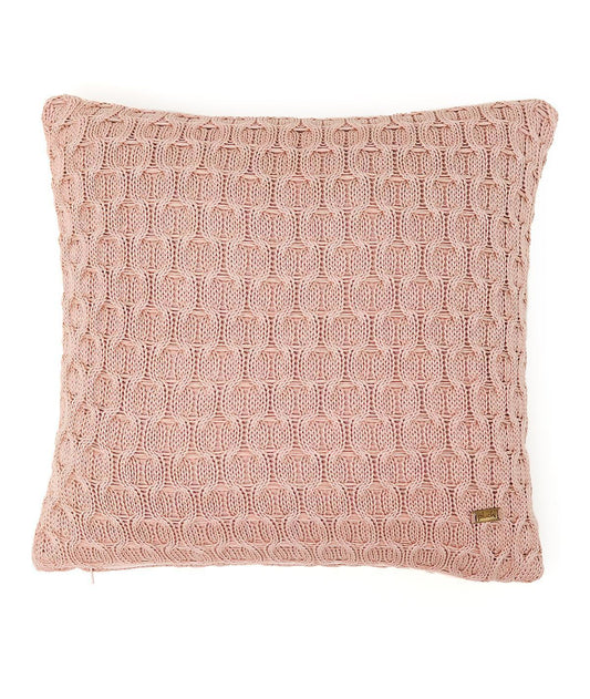 Enera Chevron Pale Pink Color 16x16 Inch Cushion Cover - enera