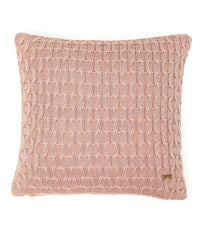 Enera Chevron Pale Pink Color 16x16 Inch Cushion Cover - enera