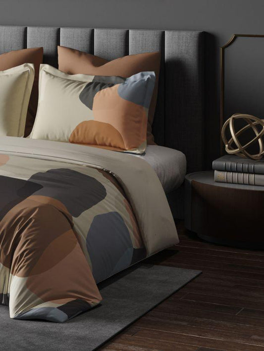 D'Decor Esteem Collection Radiant Pistachio Shell Color Super King Size Double Bedsheet - enera