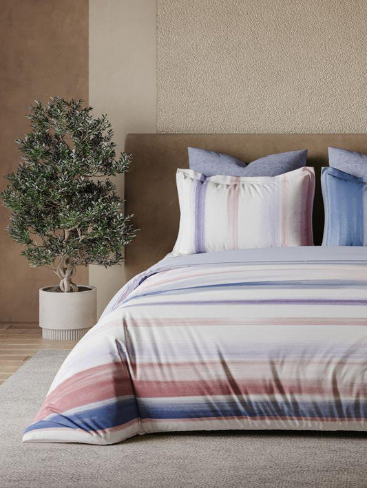 D'Decor Orion Collection Dazzle-Purple Ice color Super-king Size Double Bedsheets - enera