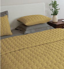 D'Decor Legacy II Collection Golden Palm-Fallen Rock CQ10 Quilted Bedspread Set - enera