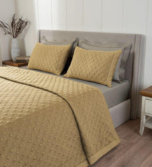 D'Decor Legacy II Collection Golden Palm-Fallen Rock CQ12 Quilted Bedspread Set - enera
