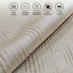 Enera GMF ROY V02DJ1375 Ivory Color 16x16 Inch Textured Cushion Cover - enera