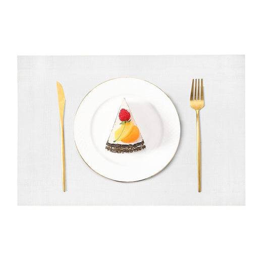 Enera SNFAB Linen Border White Color Table Mat - enera