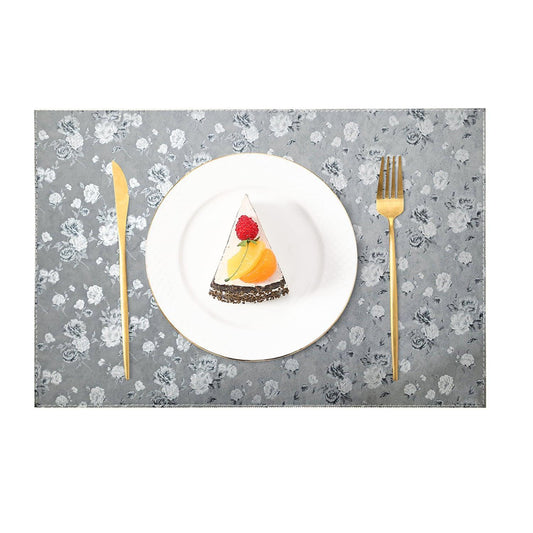enera Leather Dining & Side Table Mat – 30cm x 45 cm, Pack of 6 - enera