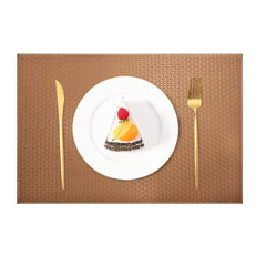 enera Leather Dining & Side Table Mat – 30cm x 45 cm, Pack of 6 - enera