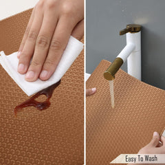 enera Leather Dining & Side Table Mat – 30cm x 45 cm, Pack of 6 - enera