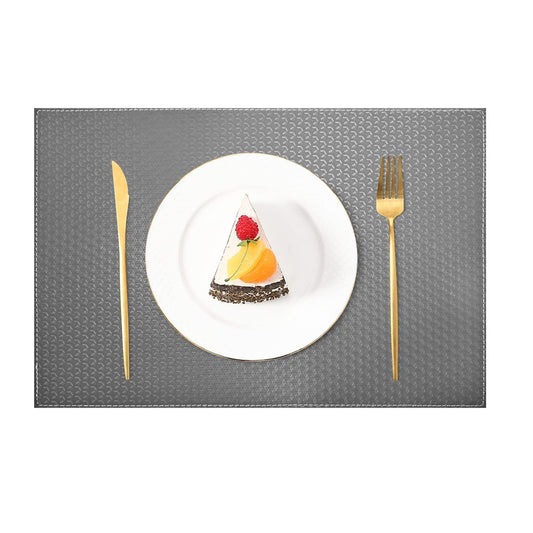 enera Leather Dining & Side Table Mat – 30cm x 45 cm, Pack of 6 - enera