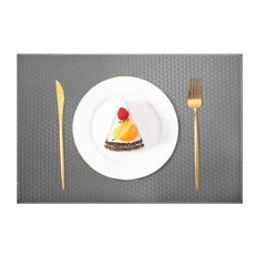 enera Leather Dining & Side Table Mat – 30cm x 45 cm, Pack of 6 - enera
