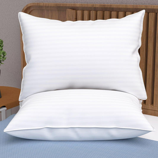 Enera Sleep Essentials Ecozen Soft Pillow, White 17X27 Inch Pillow - enera