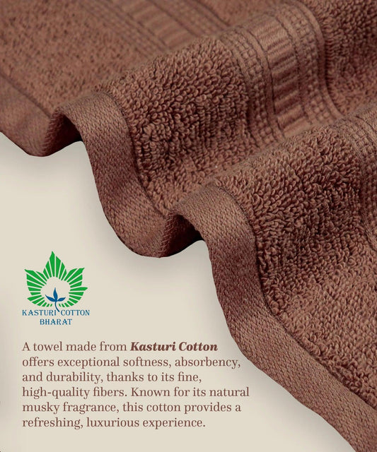 Enera Classic Collection Willow Wood Color 4 Pcs Bath Towel - enera