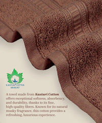 Enera Classic Collection Willow Wood Color 4 Pcs Bath Towel - enera