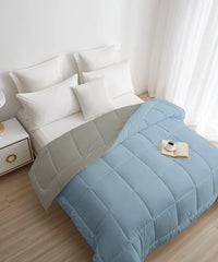 my Trident Quilted Reversible Double Bed Comforter for All Season - enera