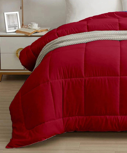 my Trident Quilted Reversible Double Bed Comforter for All Season - enera