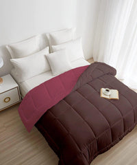 my Trident Quilted Reversible Double Bed Comforter for All Season - enera