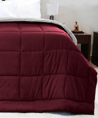 my Trident Quilted Reversible Double Bed Comforter for All Season - enera