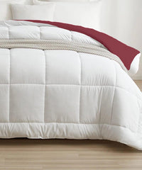 my Trident Quilted Reversible Double Bed Comforter for All Season - enera