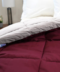 my Trident Quilted Reversible Double Bed Comforter for All Season - enera