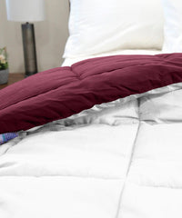 my Trident Quilted Reversible Double Bed Comforter for All Season - enera